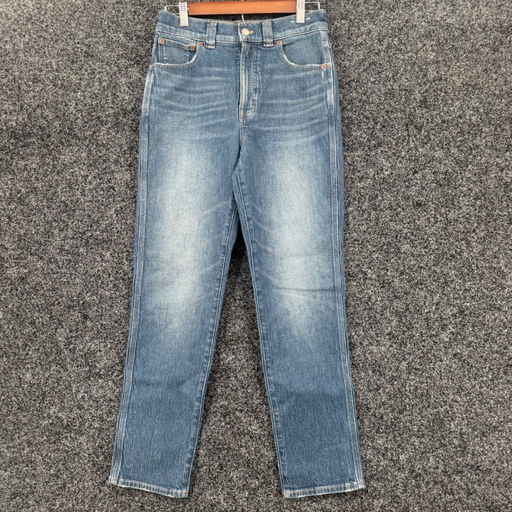 Madewell The Perfect Vintage Jean Medium Wash High Rise Straight Denim Size 27
